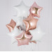 Фонтан из звезд Rose Gold с Белым